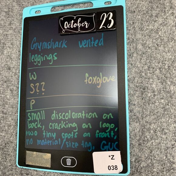 Gymshark Legging Womens S Small Vented Mid Rise Seamless Pull On High Waisted - Picture 12 of 13